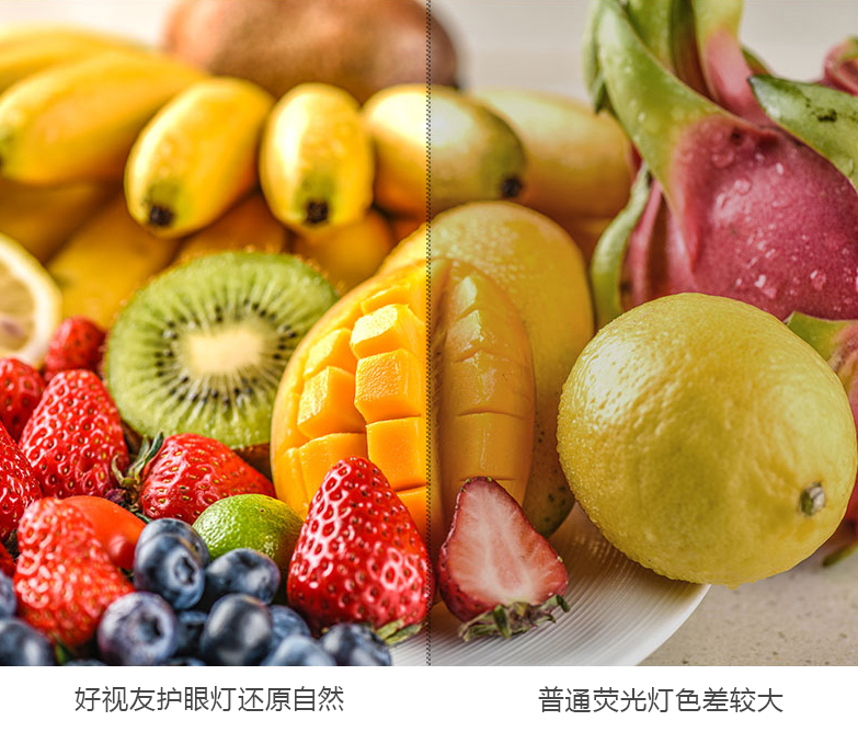 LED護眼教室（shì）燈顯色指數對比（bǐ）